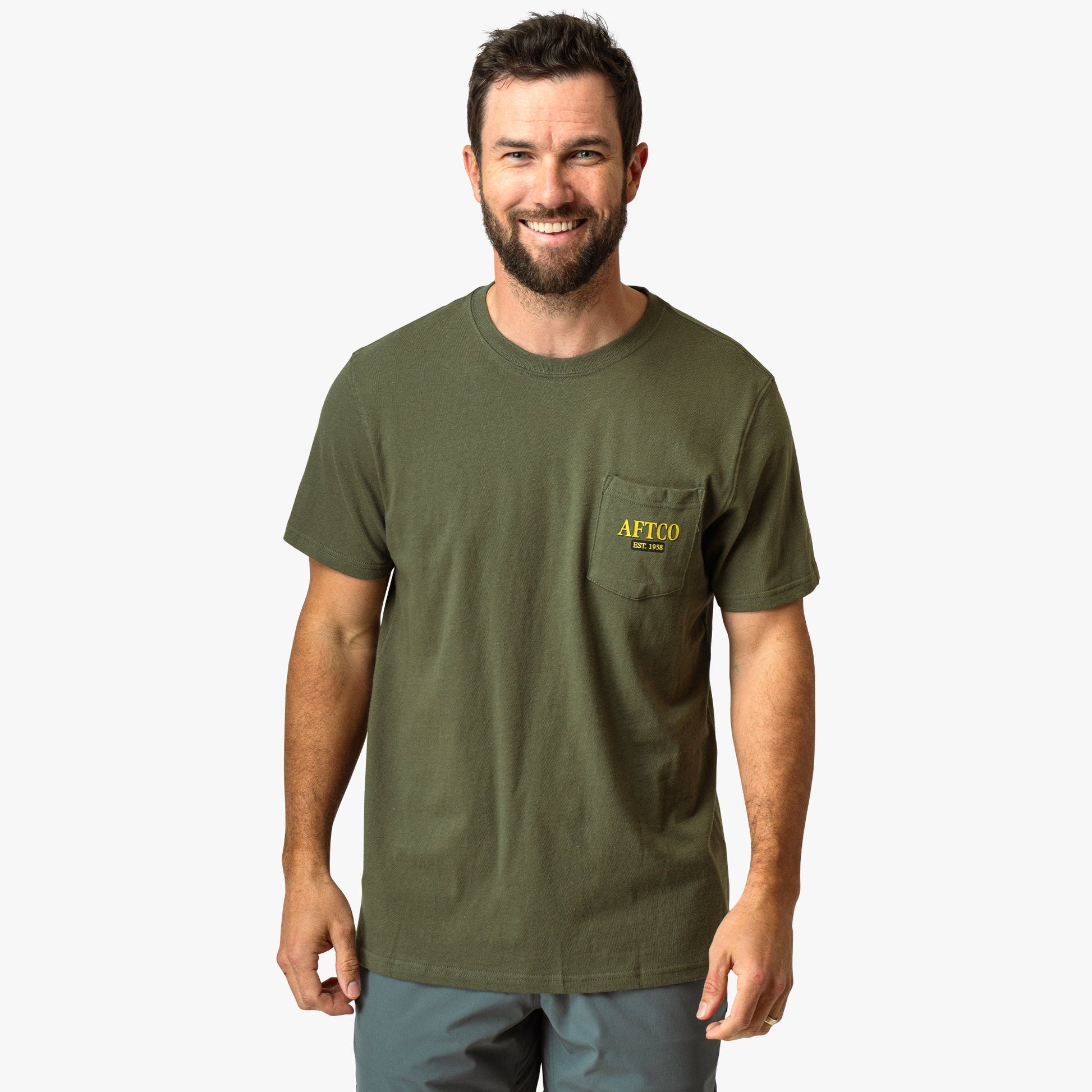 AFTCO Reflection Short Sleeve Fishing T-Shirt Clearwater
