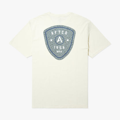 AFTCO Shield Short Sleeve Men's Fishing T-Shirt Cream