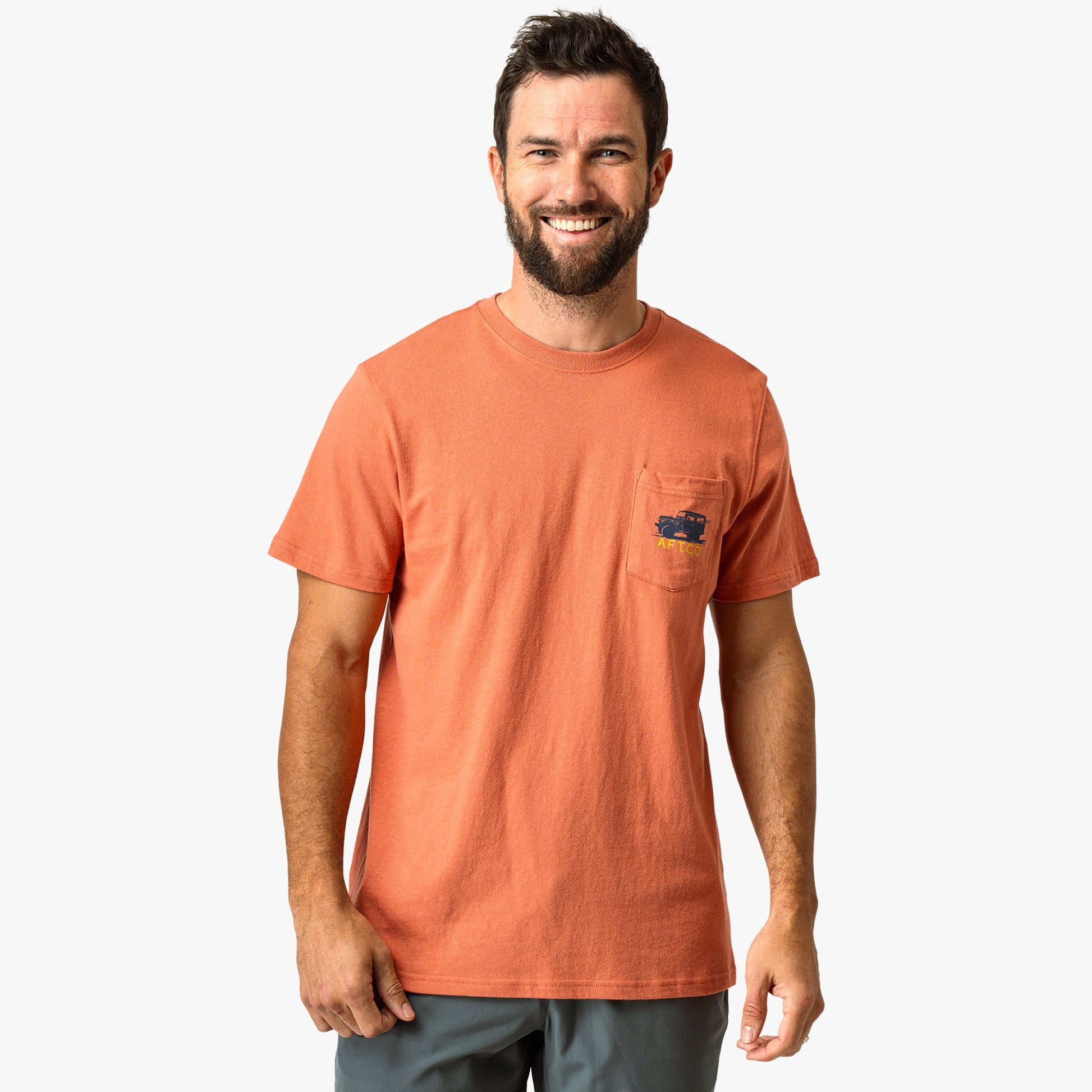 AFTCO Nomad Short Sleeve Men's Fishing T-Shirt Melon