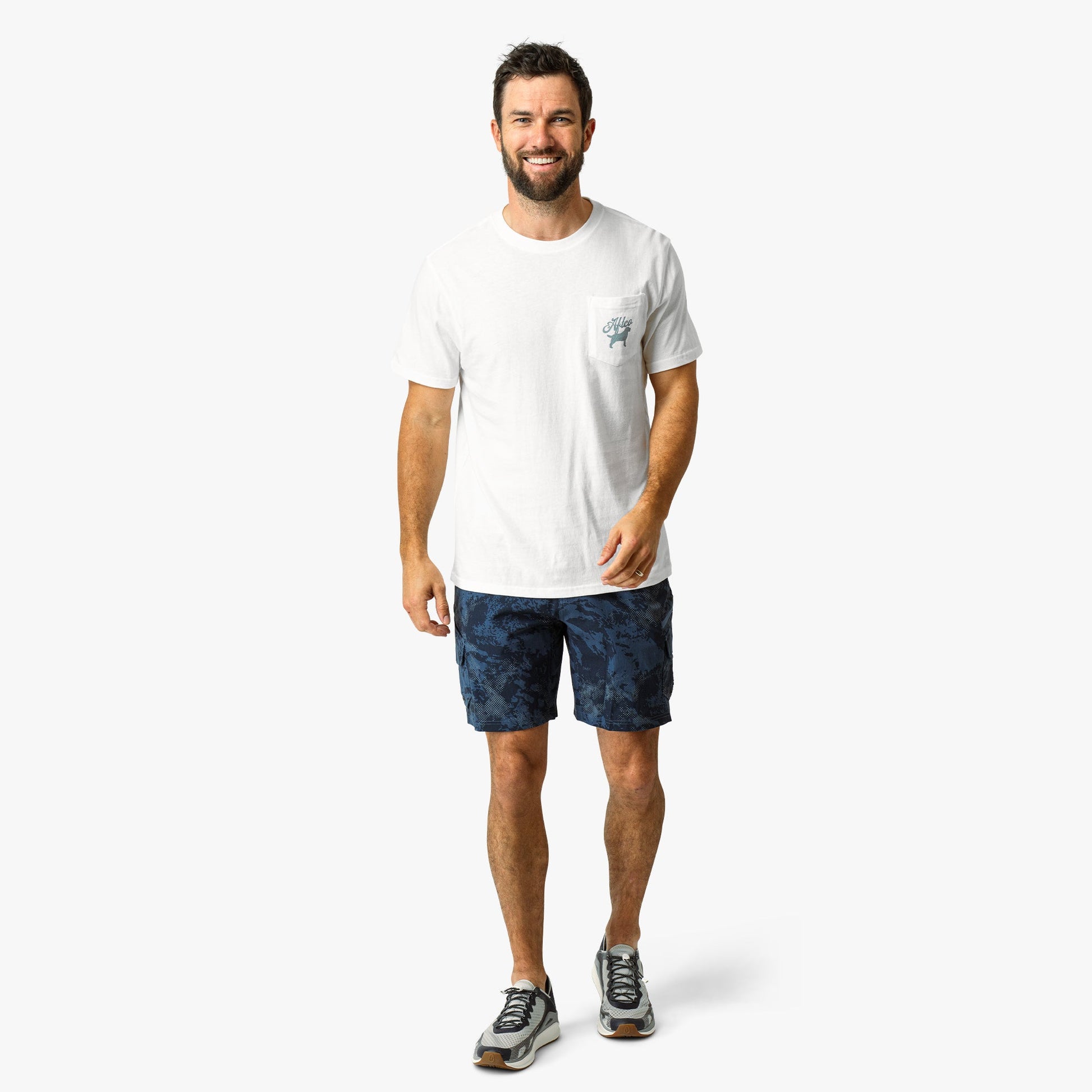 AFTCO Nomad Short Sleeve Men's Fishing T-Shirt Melon