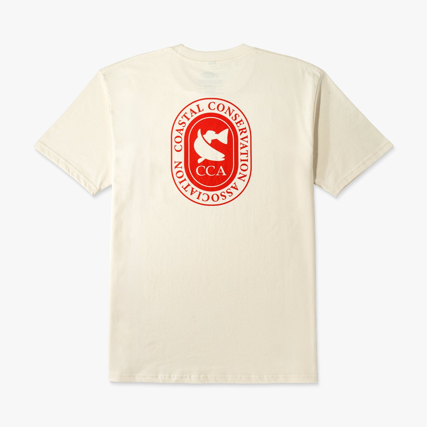 AFTCO CCA Father's Day SS T-Shirt Ecru
