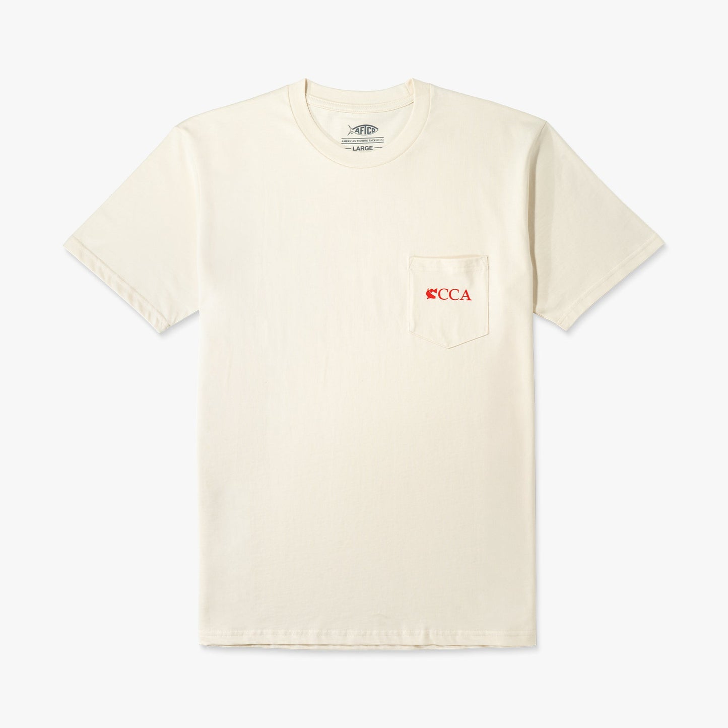 AFTCO CCA Father's Day SS T-Shirt Ecru