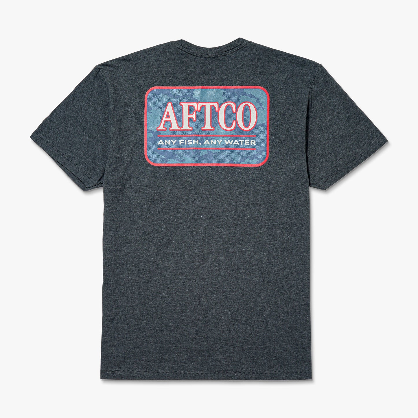 AFTCO Undercover Short Sleeve Fishing T-Shirt Charcoal Heather