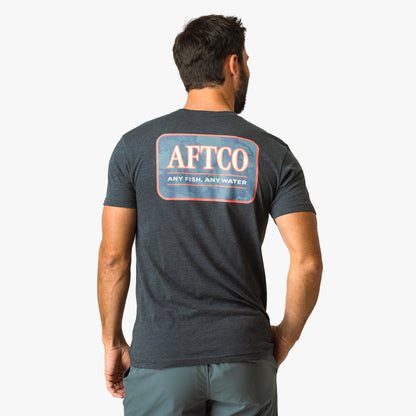 AFTCO Undercover Short Sleeve Fishing T-Shirt Charcoal Heather