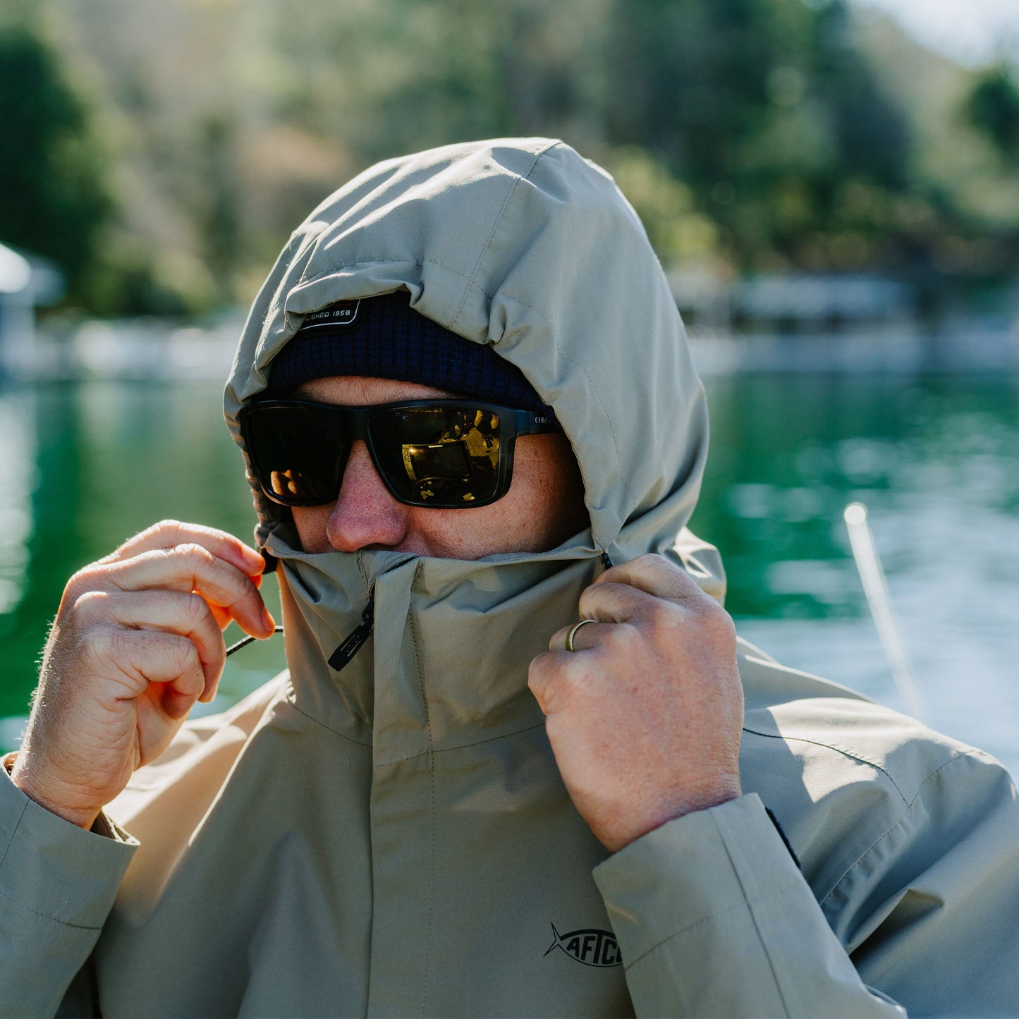 AFTCO Crossing Fishing Jacket Coriander