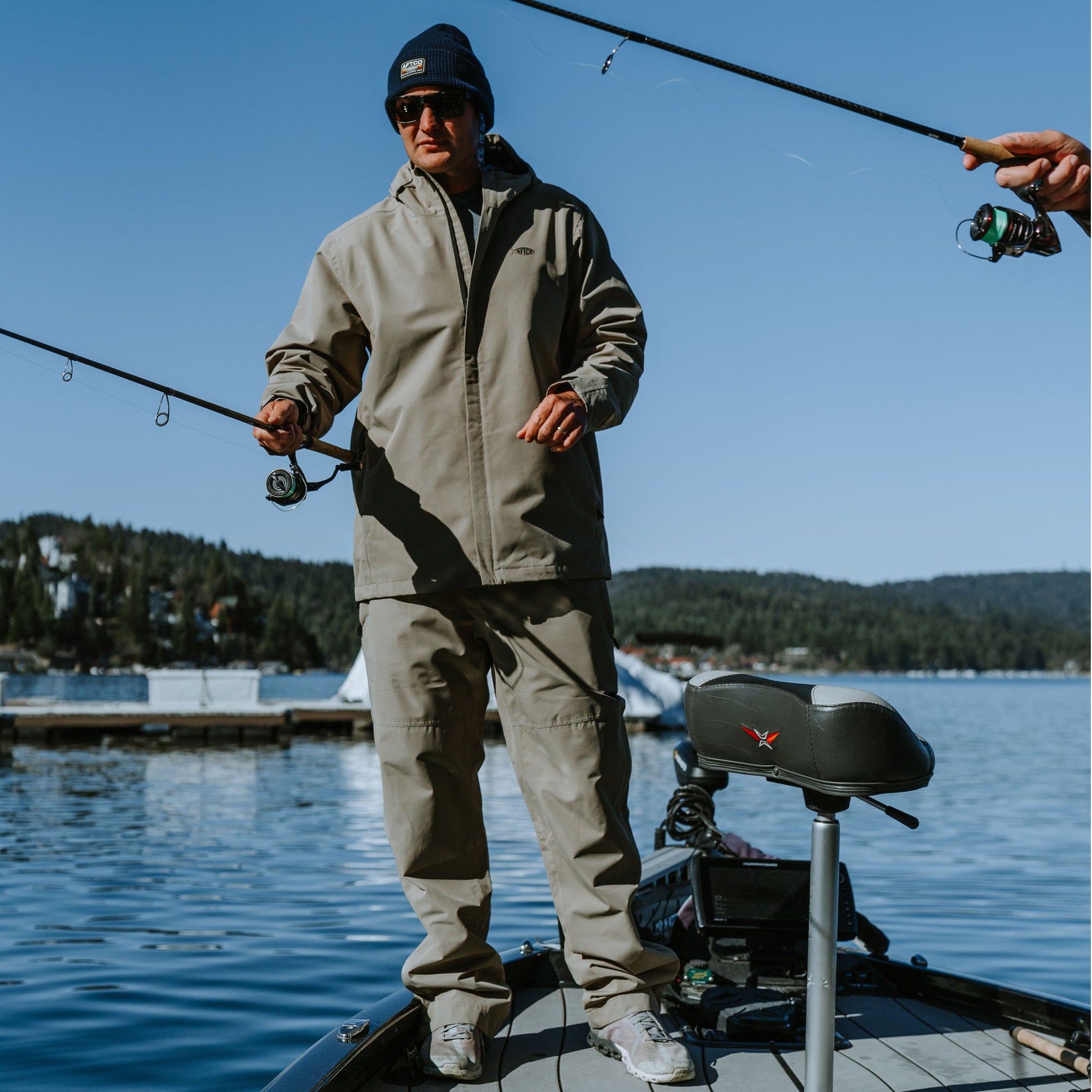 AFTCO Crossing Fishing Jacket Coriander