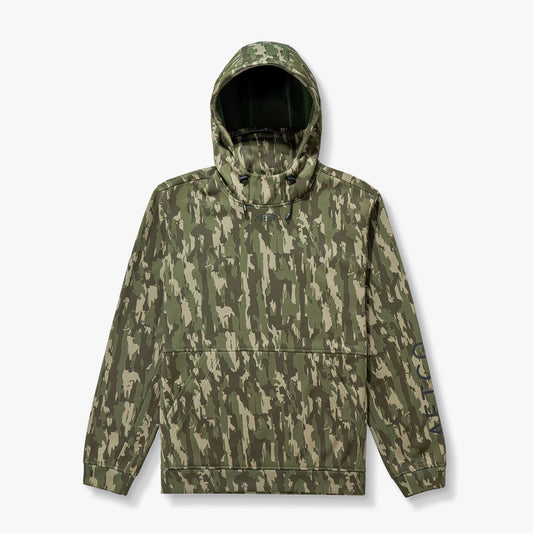 AFTCO Reaper Hoodie: Camo Sweatshirt Olive Current Camo
