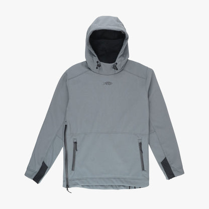 AFTCO Reaper Windproof Pullover Hoodie - Stretch Softshell Charcoal
