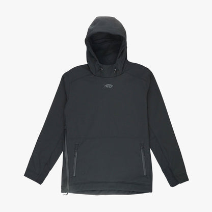 AFTCO Reaper Windproof Pullover Hoodie - Stretch Softshell Charcoal