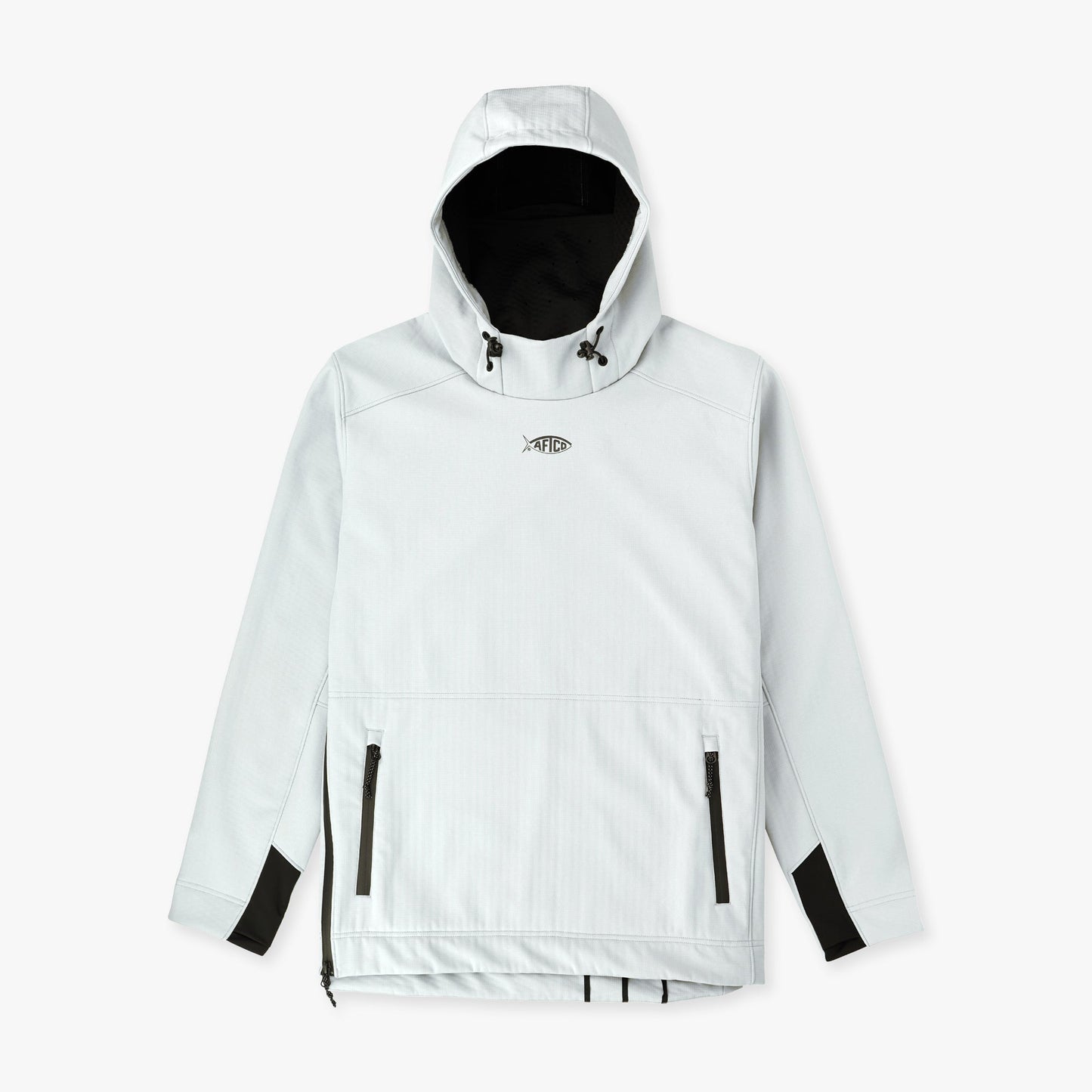 AFTCO Reaper Windproof Pullover Hoodie - Stretch Softshell Charcoal
