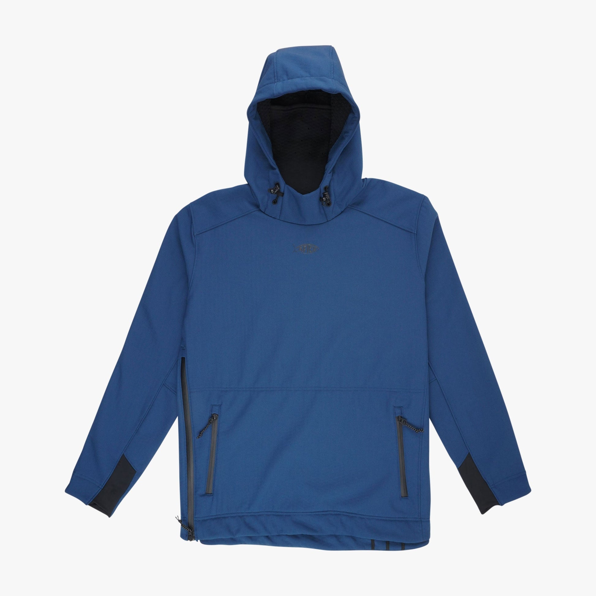 AFTCO Reaper Windproof Pullover Hoodie - Stretch Softshell Charcoal