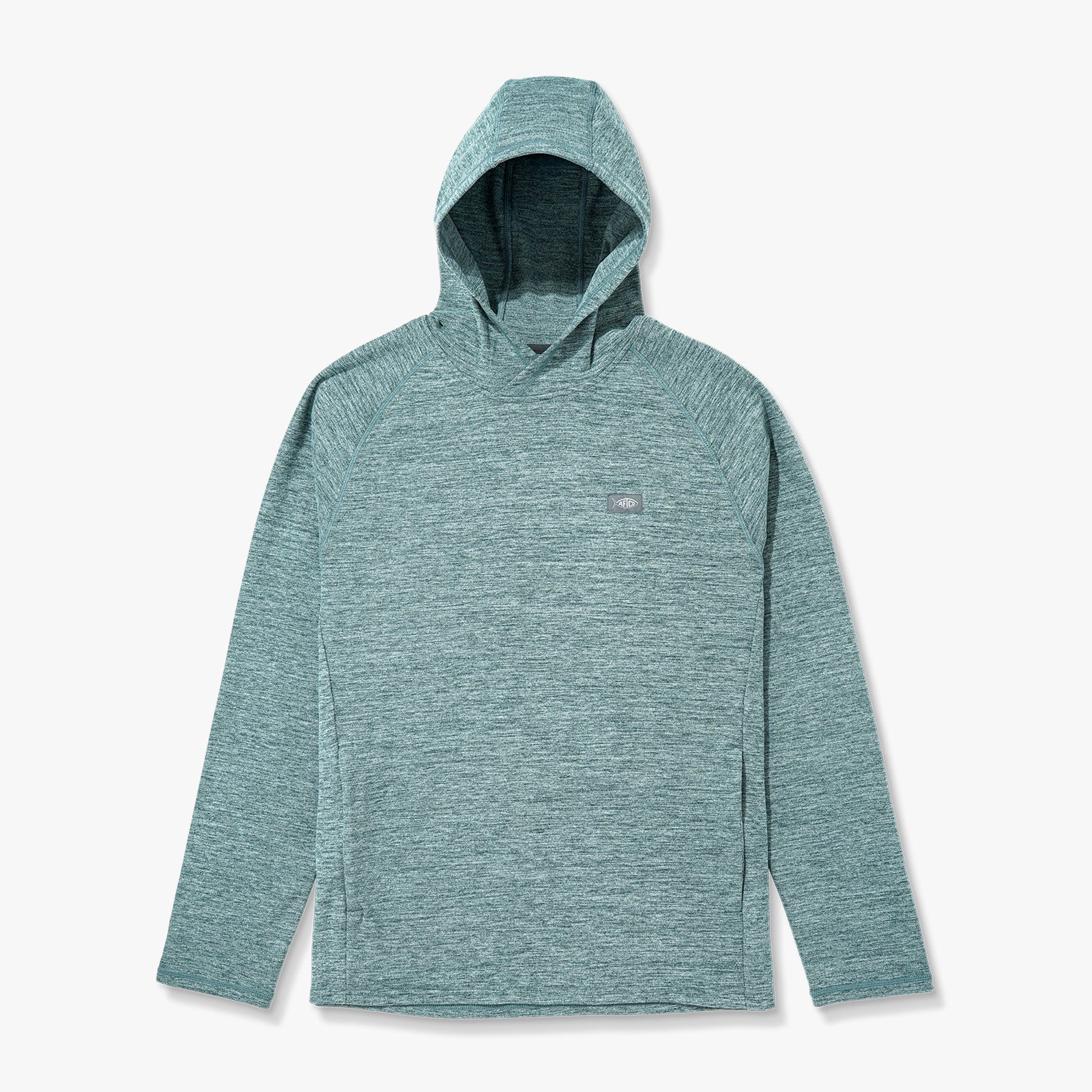 AFTCO Coastal Layer Pullover Hoodie Dark Sea Heather