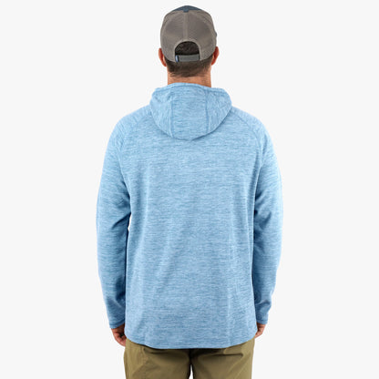 AFTCO Coastal Layer Pullover Hoodie Dark Sea Heather