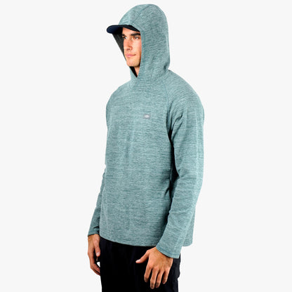 AFTCO Coastal Layer Pullover Hoodie Dark Sea Heather