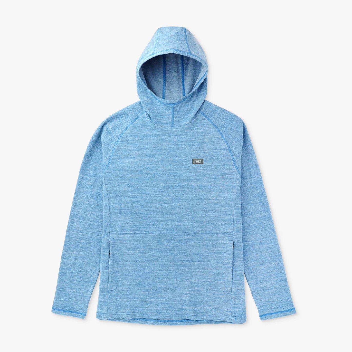 AFTCO Coastal Layer Pullover Hoodie Dark Sea Heather