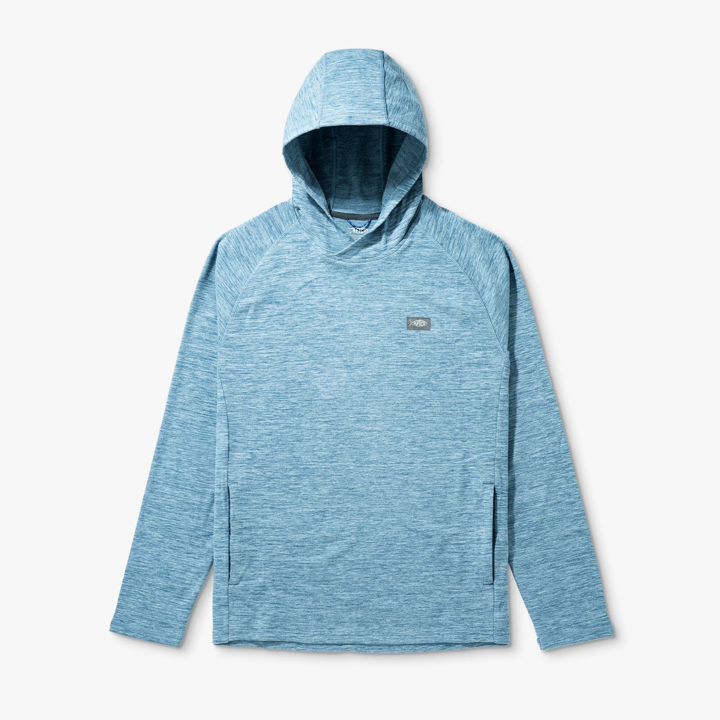 AFTCO Coastal Layer Pullover Hoodie Dark Sea Heather
