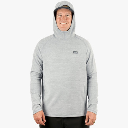 AFTCO Coastal Layer Pullover Hoodie Dark Sea Heather