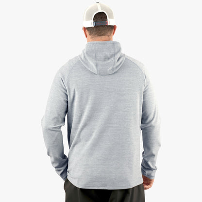 AFTCO Coastal Layer Pullover Hoodie Dark Sea Heather
