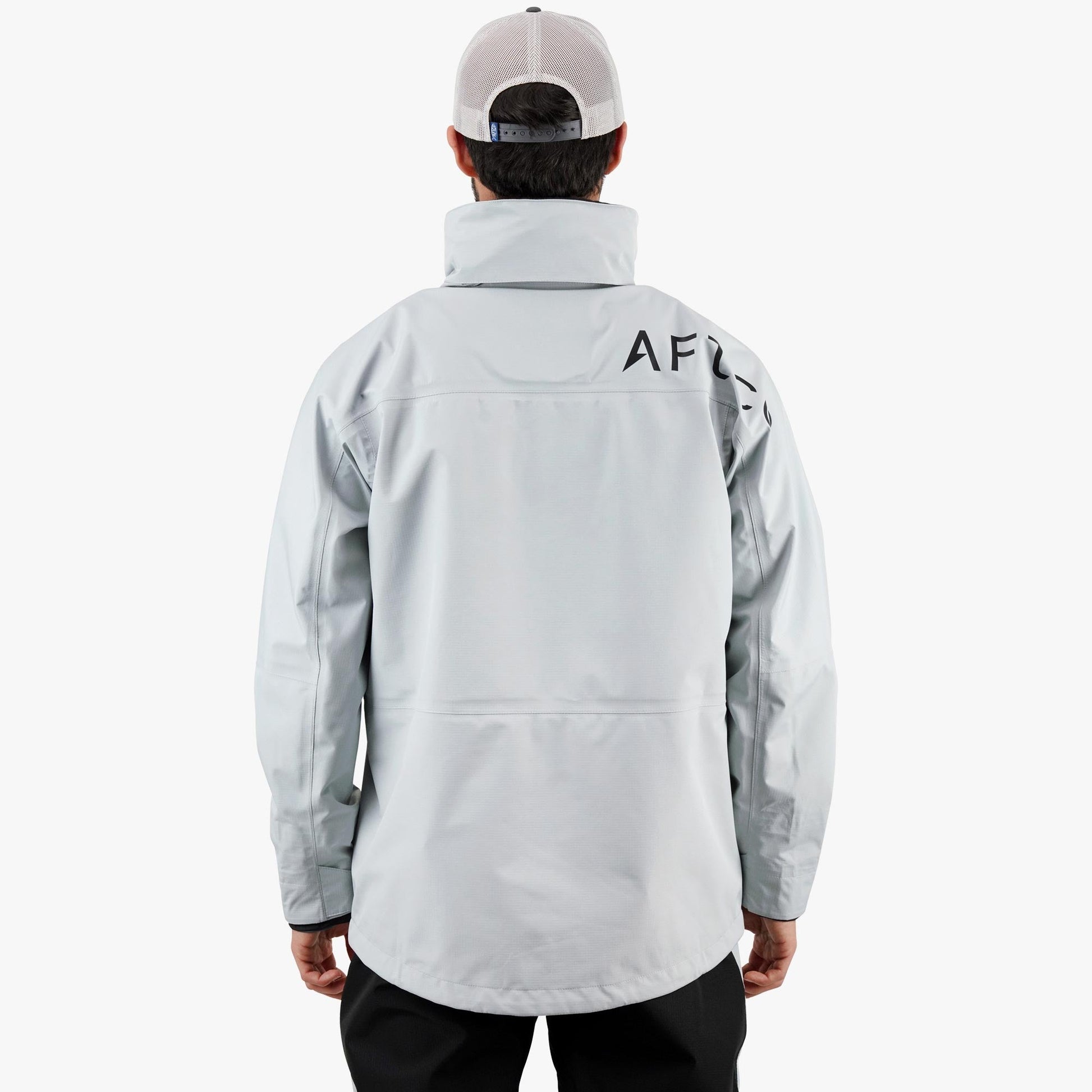 AFTCO Barricade Rain Gear Jacket Light Gray