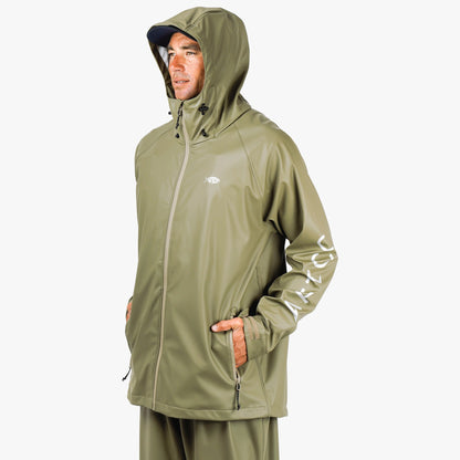 AFTCO Seafarer Fishing Rain Jacket Silver