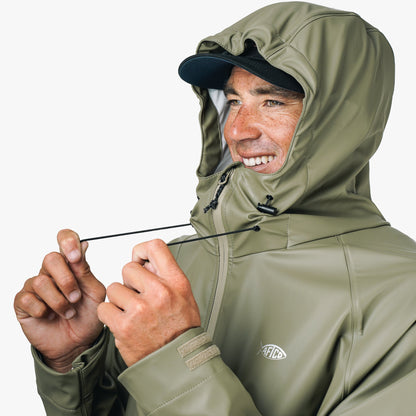 AFTCO Seafarer Fishing Rain Jacket Silver