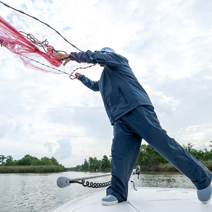 AFTCO Seafarer Fishing Rain Jacket Silver