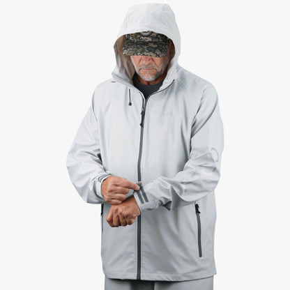 AFTCO Seafarer Fishing Rain Jacket Silver