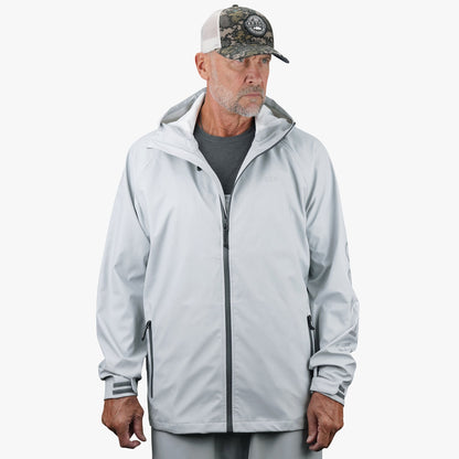 AFTCO Seafarer Fishing Rain Jacket Silver