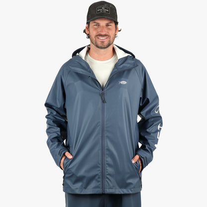 AFTCO Seafarer Fishing Rain Jacket Silver
