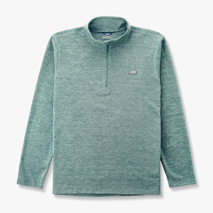 AFTCO Coastal Layer 1/4 Zip Fishing Pullover Air Force Blue Heather