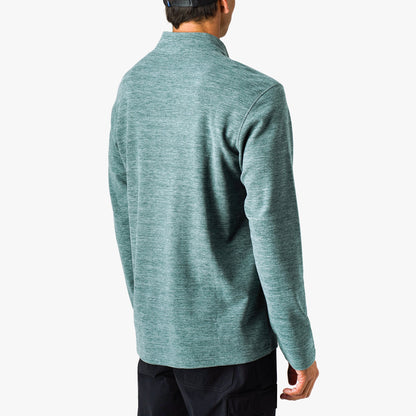 AFTCO Coastal Layer 1/4 Zip Fishing Pullover Air Force Blue Heather