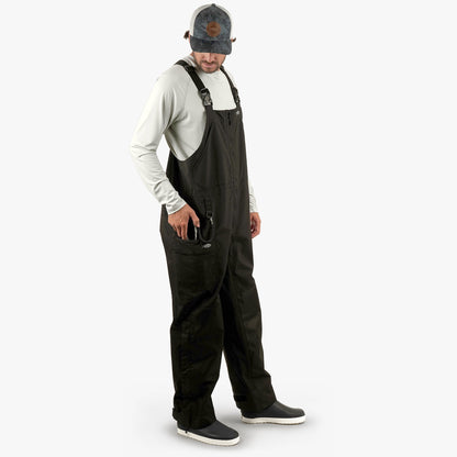 AFTCO Hydrobib Waterproof Fishing Bib Black