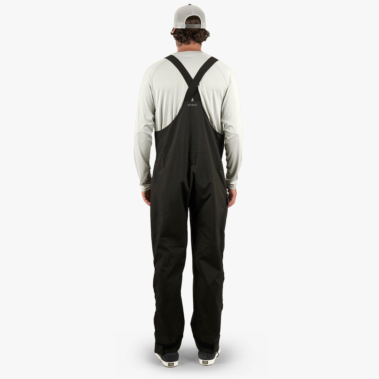 AFTCO Hydrobib Waterproof Fishing Bib Black