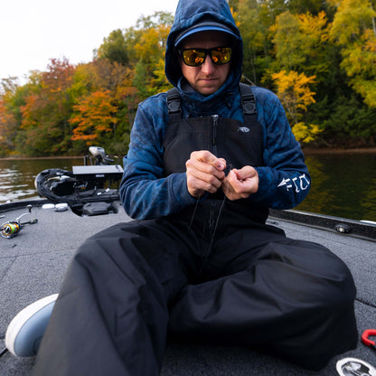 AFTCO Hydrobib Waterproof Fishing Bib Black