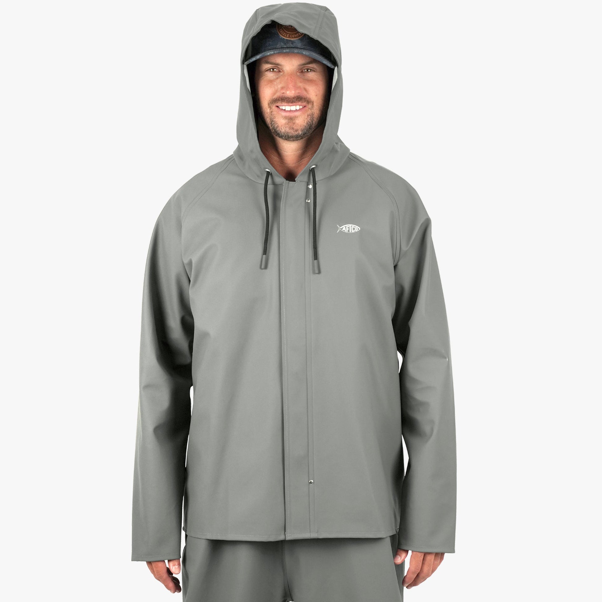 AFTCO Deep Set Boating Rain Gear Charcoal