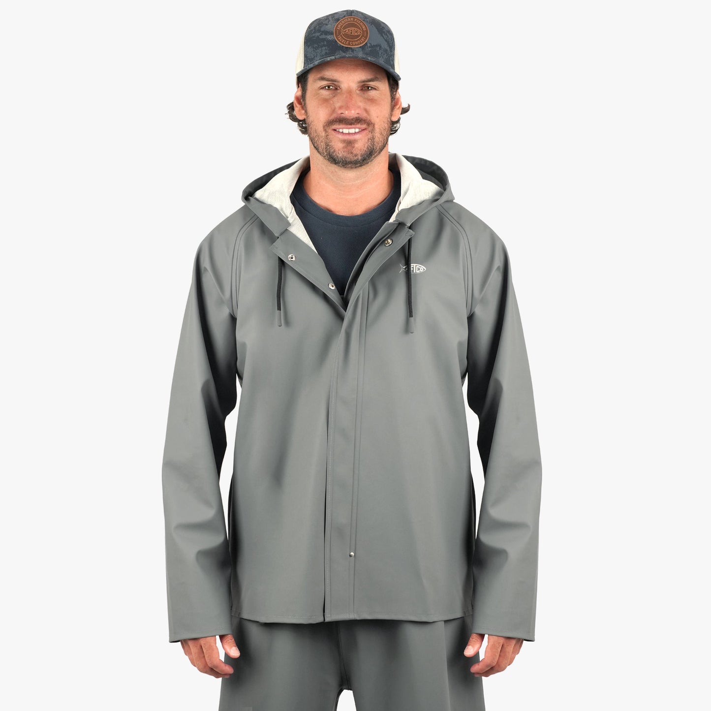 AFTCO Deep Set Boating Rain Gear Charcoal