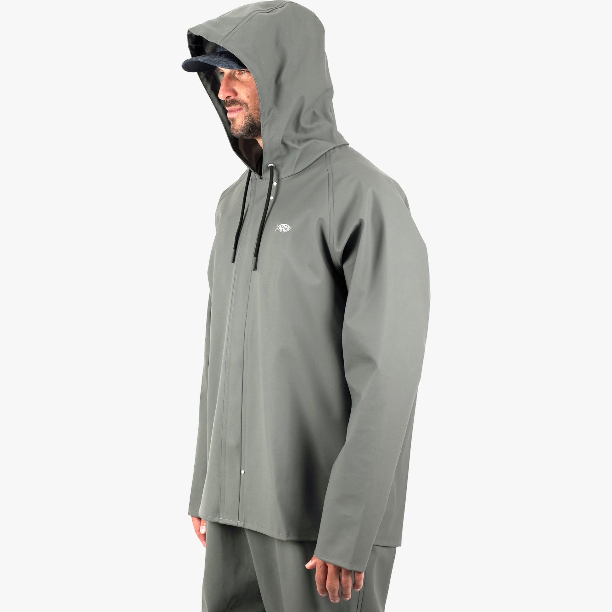 AFTCO Deep Set Boating Rain Gear Charcoal