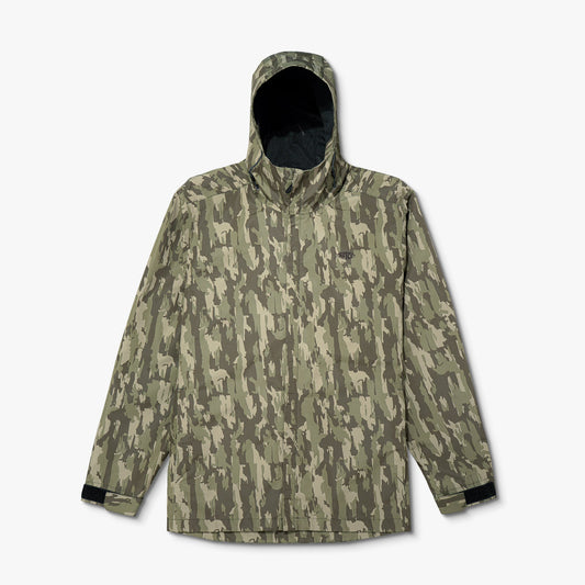 AFTCO Crossing Printed Camo Fishing Jacket Olive Current Camo