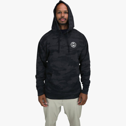 AFTCO Bass Patch Pullover Hoodie Black Camo