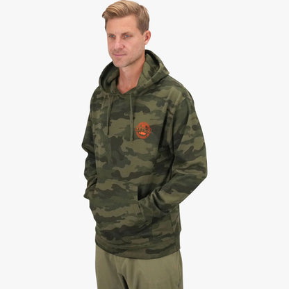AFTCO Bass Patch Pullover Hoodie Black Camo