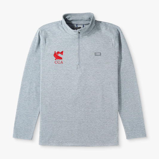 AFTCO CCA Coastal Layer 1/4 Zip Fishing Pullover Steel Heather