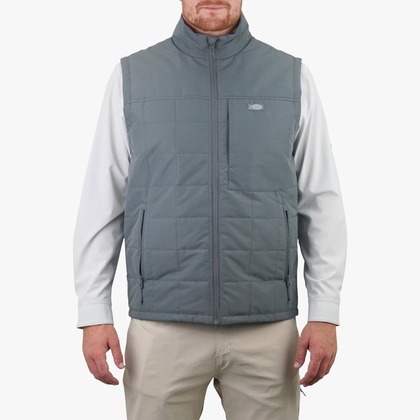 AFTCO Crosswind Insulated Vest Charcoal