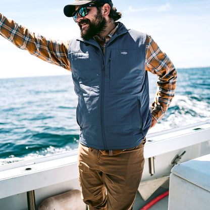 AFTCO Crosswind Insulated Vest Charcoal