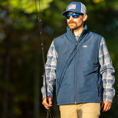 AFTCO Crosswind Insulated Vest Charcoal