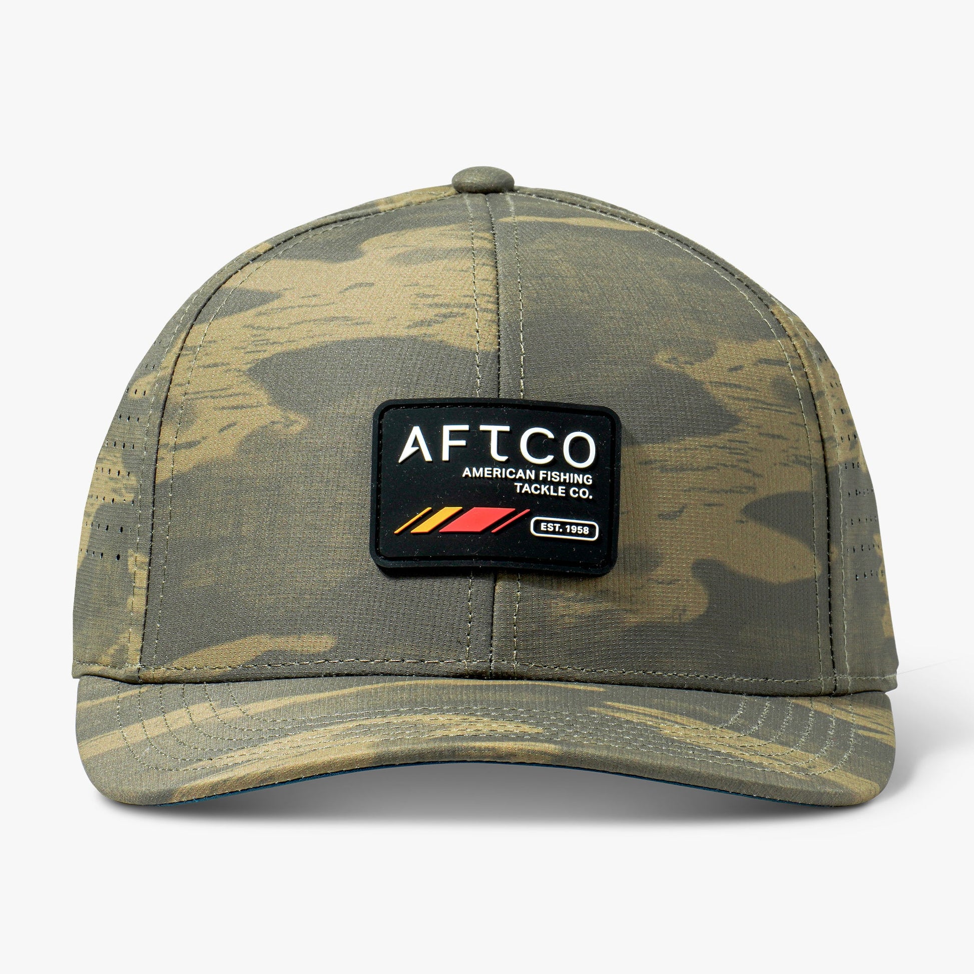 AFTCO Shoreline Tech Fishing Hat Oxide Blur Camo