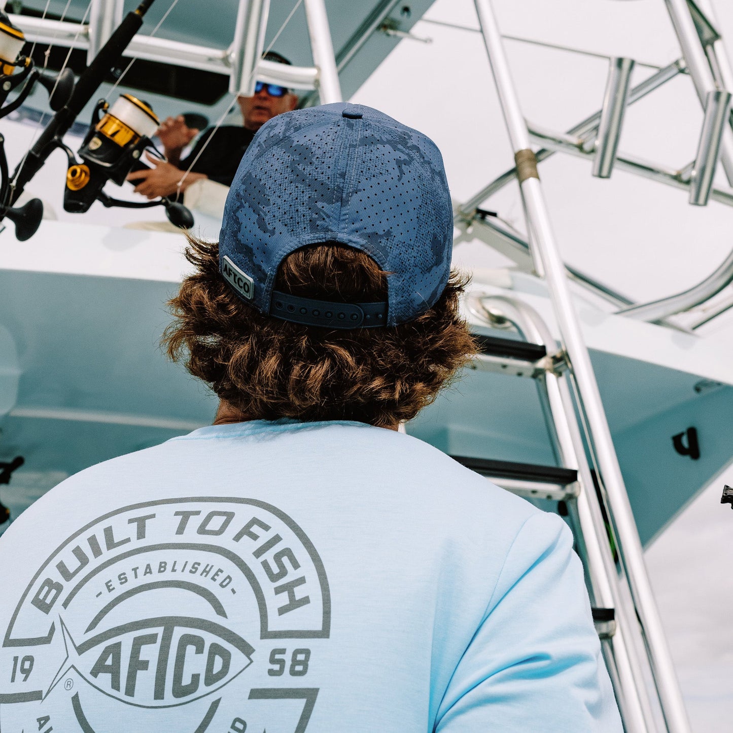 AFTCO Ally Tech Fishing Hat Silver