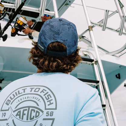 AFTCO Ally Tech Fishing Hat Silver