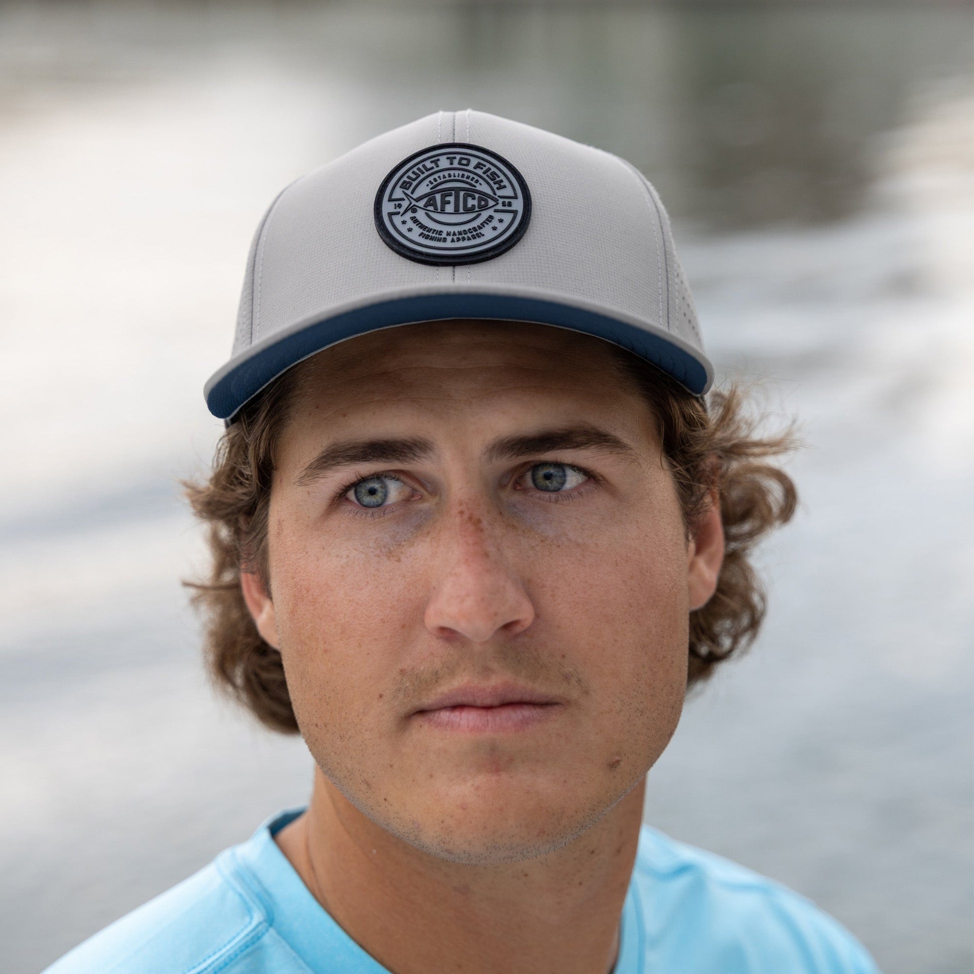 AFTCO Ally Tech Fishing Hat Silver