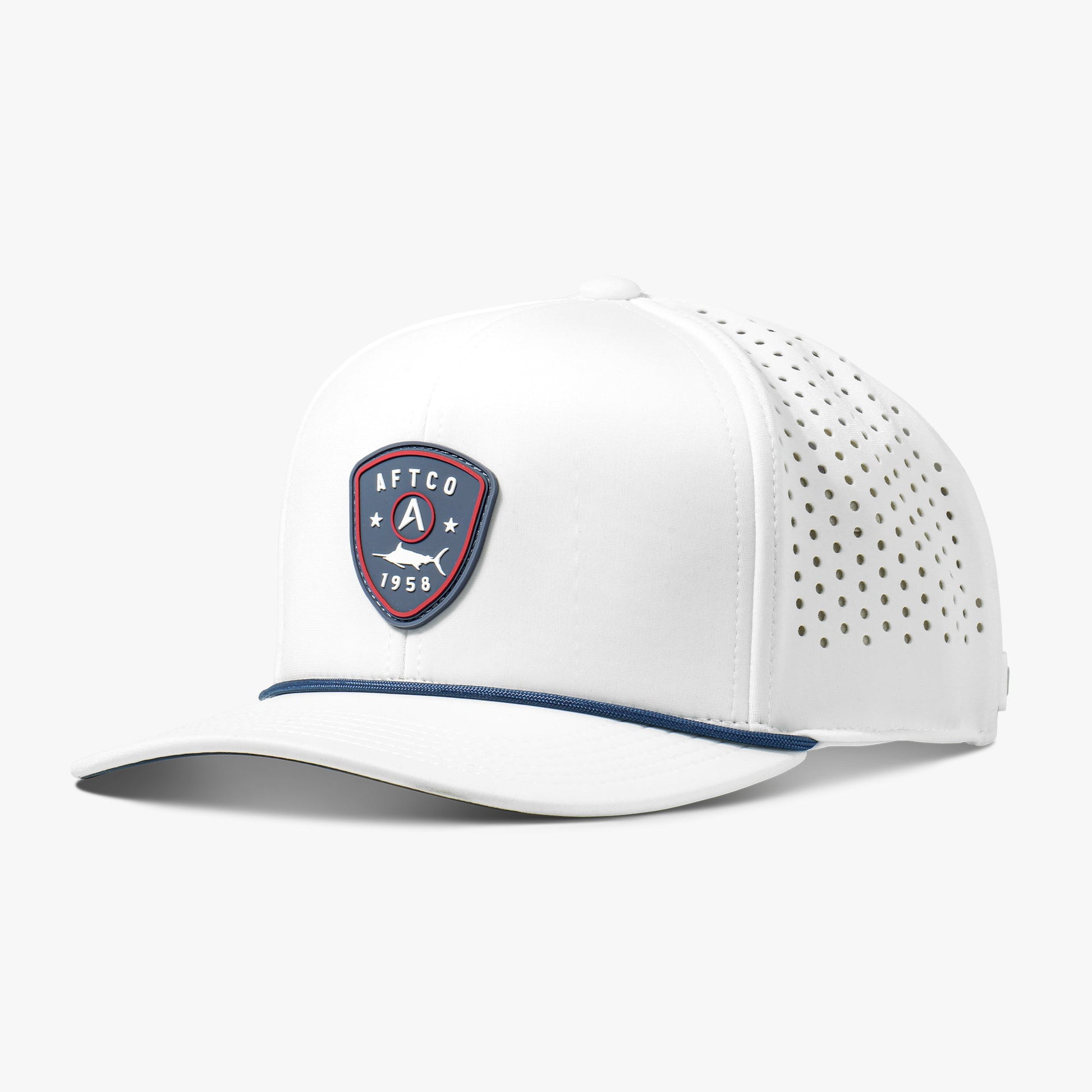 AFTCO Shield Tech Fishing Hat White