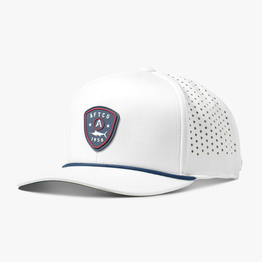 AFTCO Shield Tech Fishing Hat White